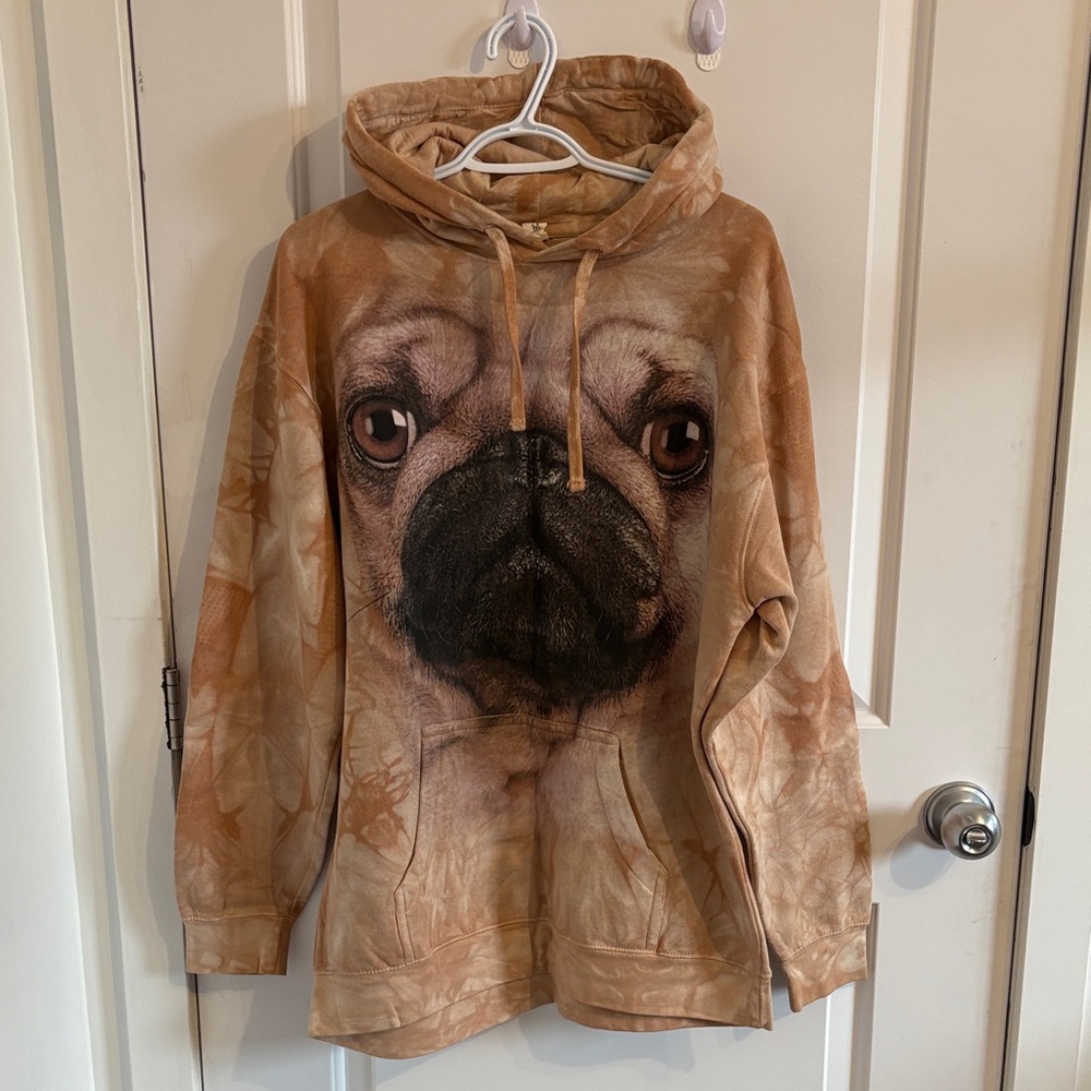 The Mountain Brown Tie-Dye Hoodie